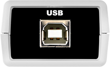 製品左側面（USB側）の画像