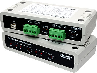 USB RS485/422 x2CH 絶縁型変換器 　USB-018