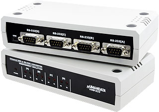4ポート 独立絶縁型 RS232C/USB変換器　USB-033