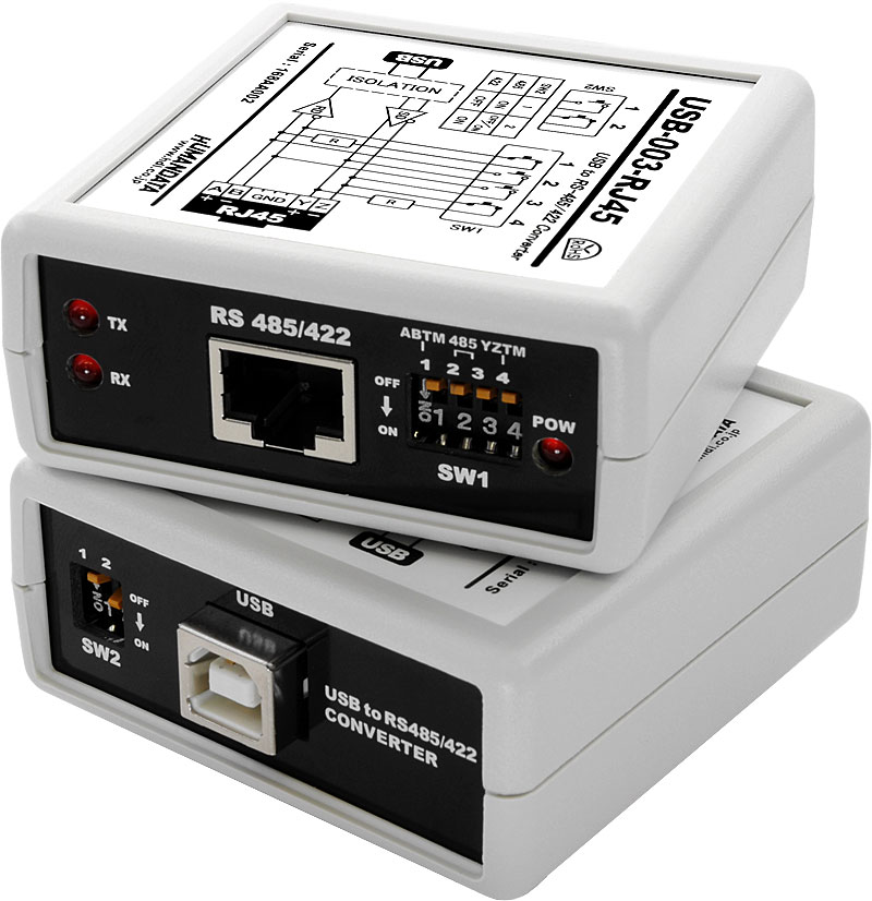 USB RS485/RS422 絶縁型変換器(RJ45タイプ) USB-003-RJ45を発売
