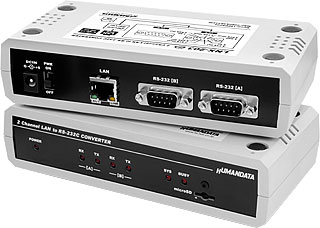 2ポート RS-232C LANコンバータ　LNX-203