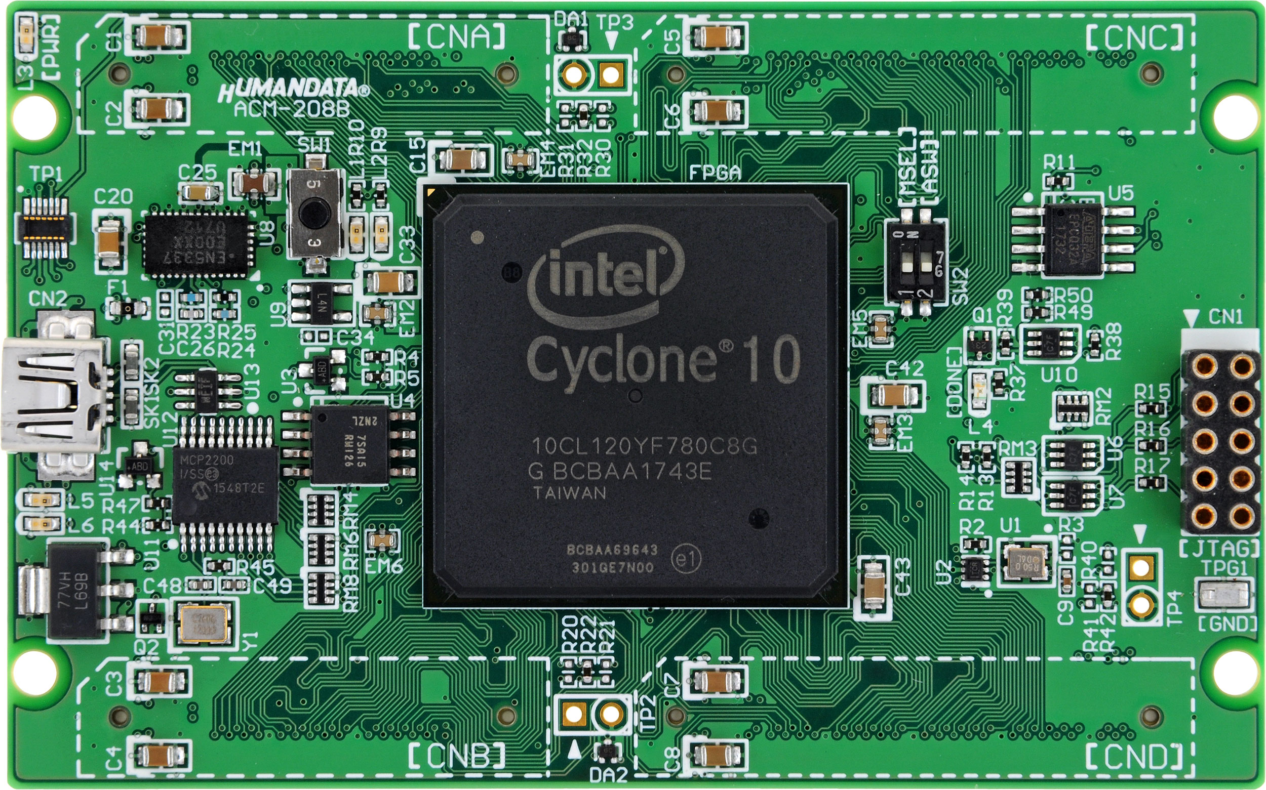 ALTERA FPGA Development board CYCLONE10 FPGA minimum system 