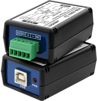 絶縁型 USB 0-5V 電圧モニタ（コンパクト）　USB-506V
