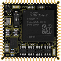 PLCC68 Spartan-7 FPGAモジュール　XP68-07-25